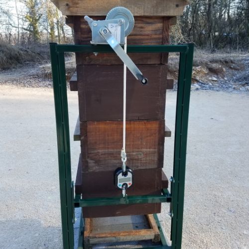 Peson sur lève-ruche Warré